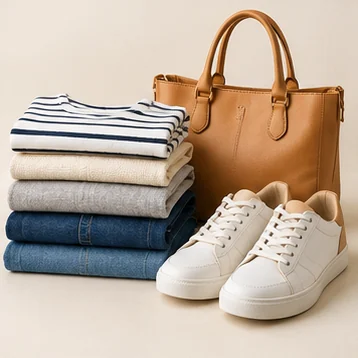 A selection of shop products